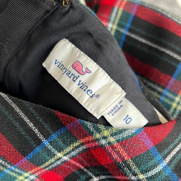 Vineyard Vines Festive Plaid Dress p2. - Picture 9 of 16